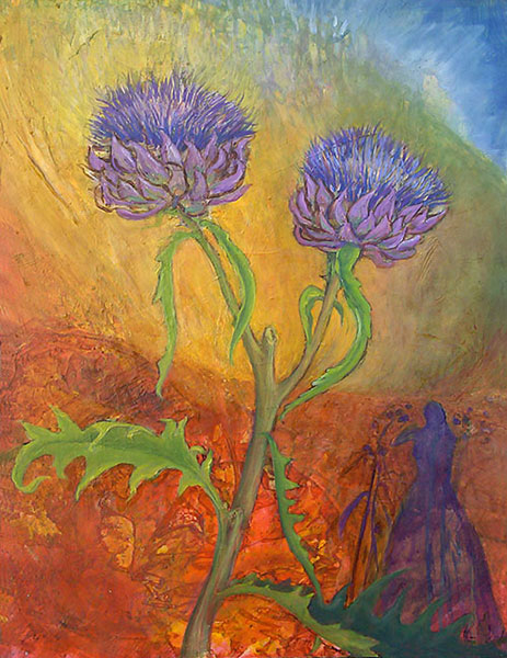 "Artichoke Blossoms", by Robin Urton