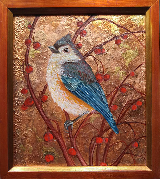 "Titmouse for Bev", by Robin Urton
