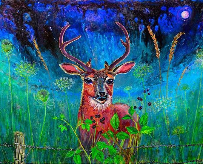 "Night Stag", by Robin Urton