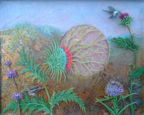 thistle garden, by Robin Urton